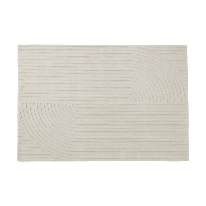Relevo Rug Quattro 羊毛地毯 - 米白色，170x240cm - Muuto