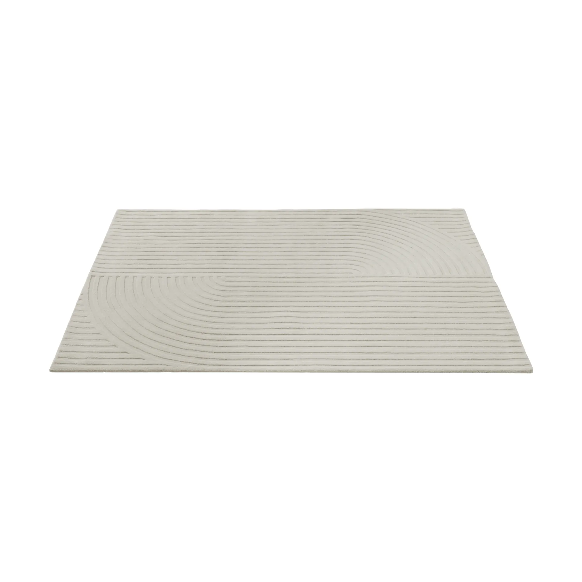Relevo Rug Quattro 羊毛地毯, 米白色，170x240cm Muuto