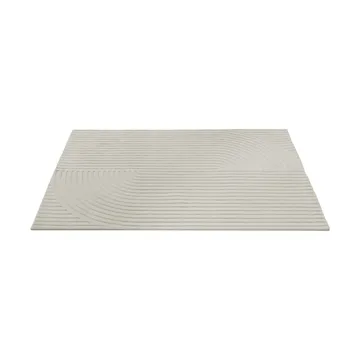 Relevo Rug Quattro 羊毛地毯 - 米白色，170x240cm - Muuto