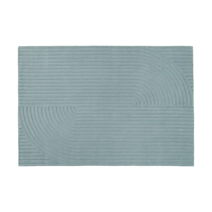 Relevo Rug Quattro 羊毛地毯 - 鼠尾草绿，170x240cm - Muuto