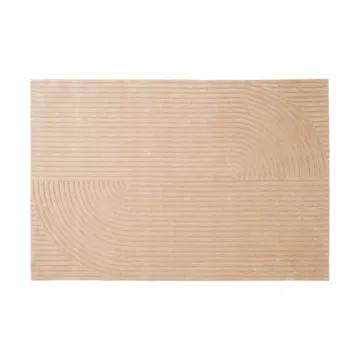 Relevo Rug Quattro 羊毛地毯 - 浅玫瑰色，200x300cm - Muuto