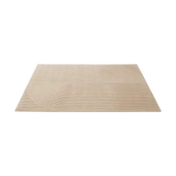 Relevo Rug Quattro 羊毛地毯 - 浅玫瑰色，200x300cm - Muuto
