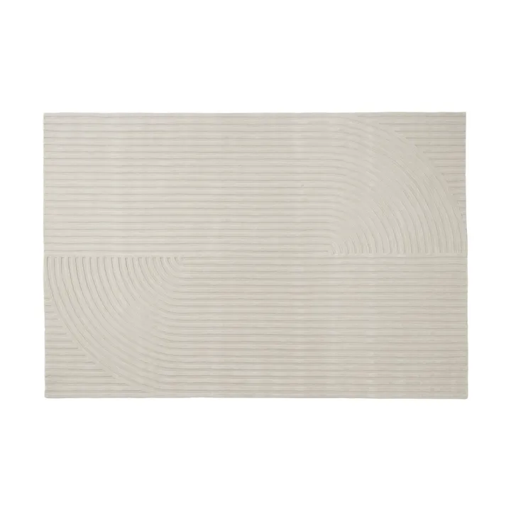 Relevo Rug Quattro 羊毛地毯 - 米白色，200x300cm - Muuto