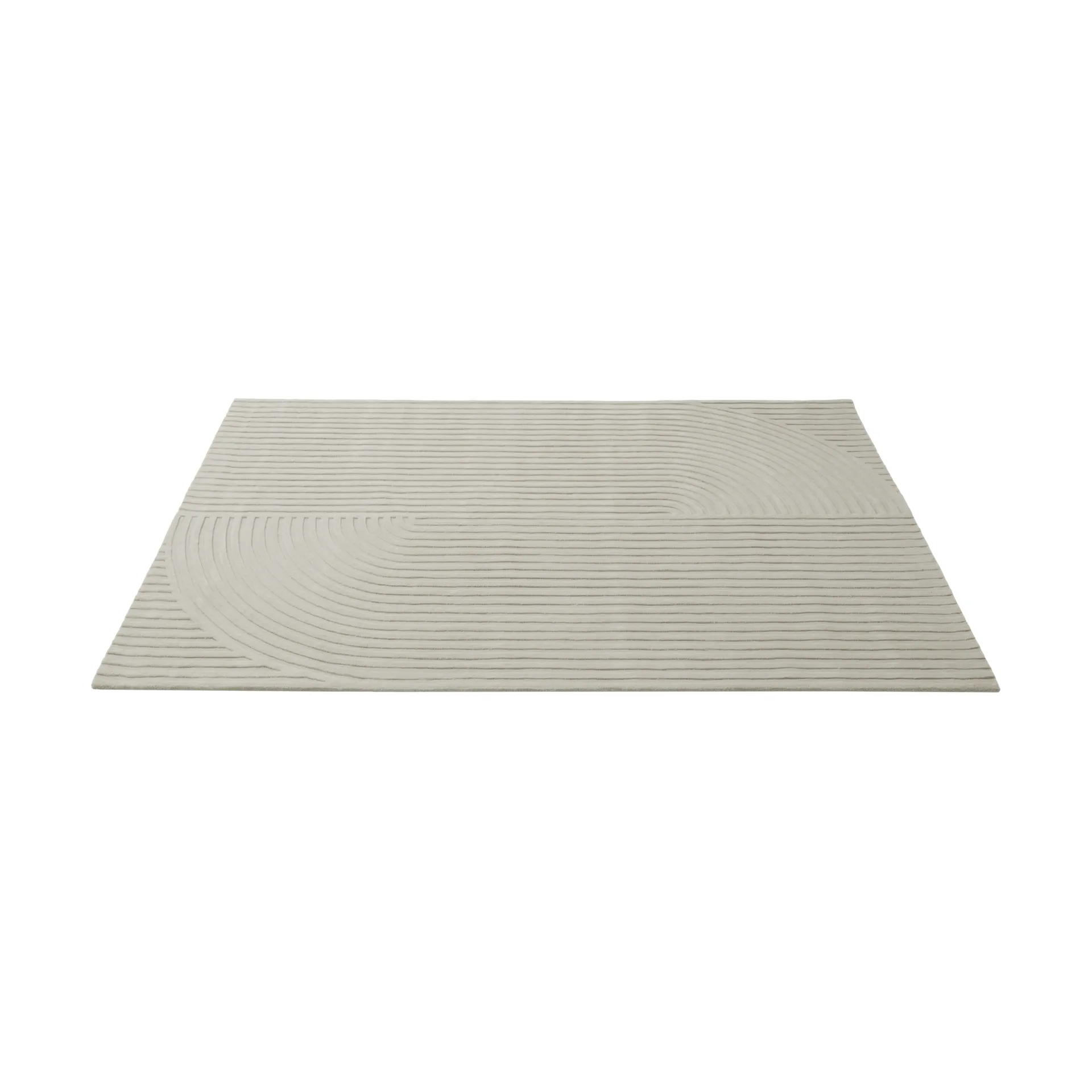 Relevo Rug Quattro 羊毛地毯, 米白色，200x300cm Muuto