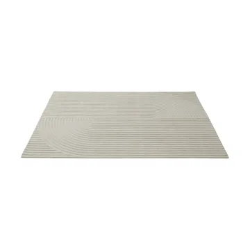Relevo Rug Quattro 羊毛地毯 - 米白色，200x300cm - Muuto