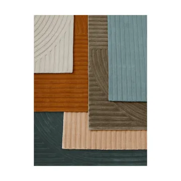 Relevo Rug Quattro 羊毛地毯 - 米白色，200x300cm - Muuto