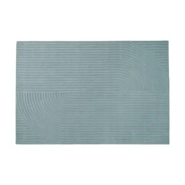 Relevo Rug Quattro 羊毛地毯 - 鼠尾草绿，200x300cm - Muuto