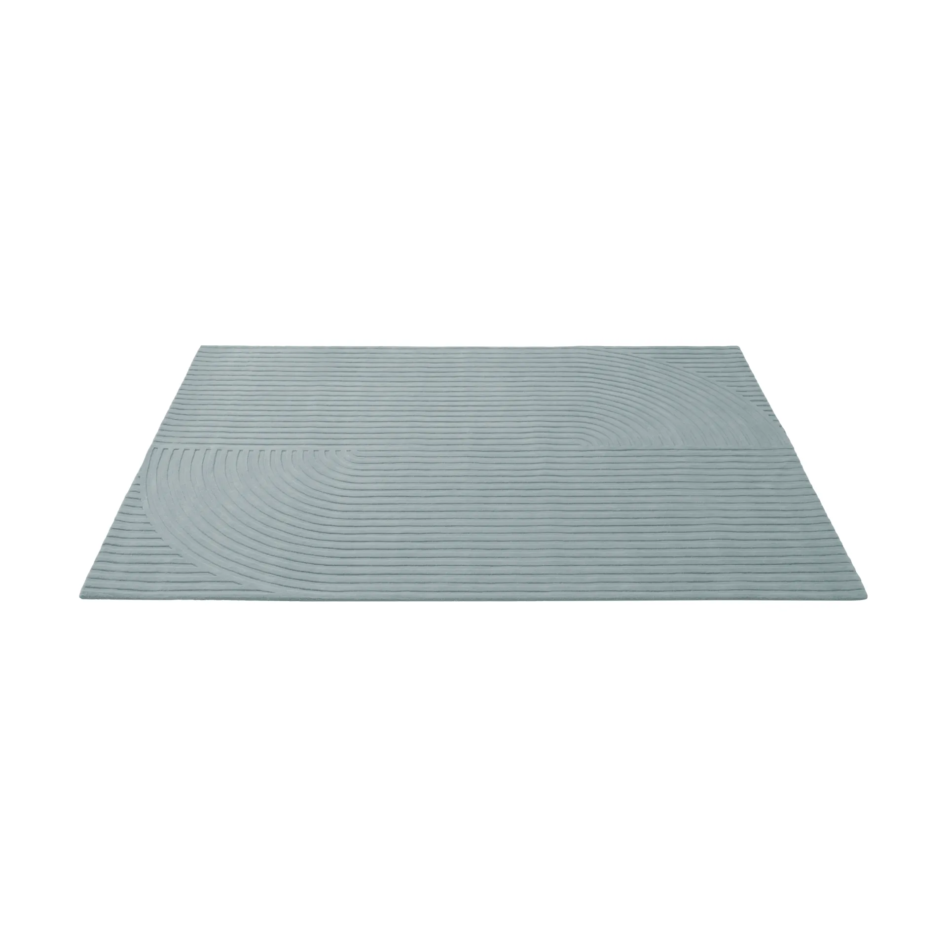 Relevo Rug Quattro 羊毛地毯, 鼠尾草绿，200x300cm Muuto