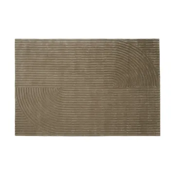 Relevo Rug Quattro 羊毛地毯 - 灰褐色，200x300cm - Muuto