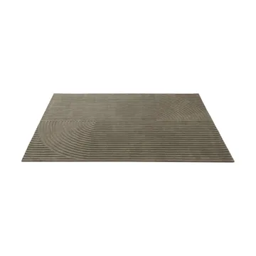 Relevo Rug Quattro 羊毛地毯 - 灰褐色，200x300cm - Muuto