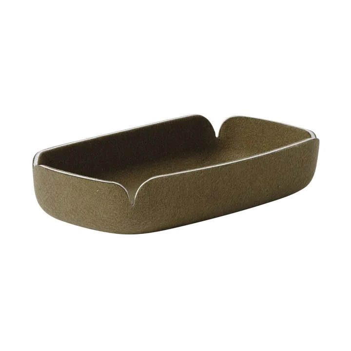 Restore 托盘15.5x28cm - 棕绿色 - Muuto