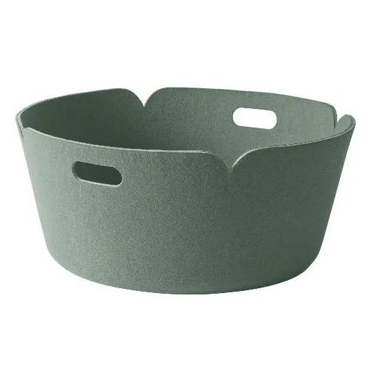 Restore 圆形收纳篮 - 灰绿色 - Muuto