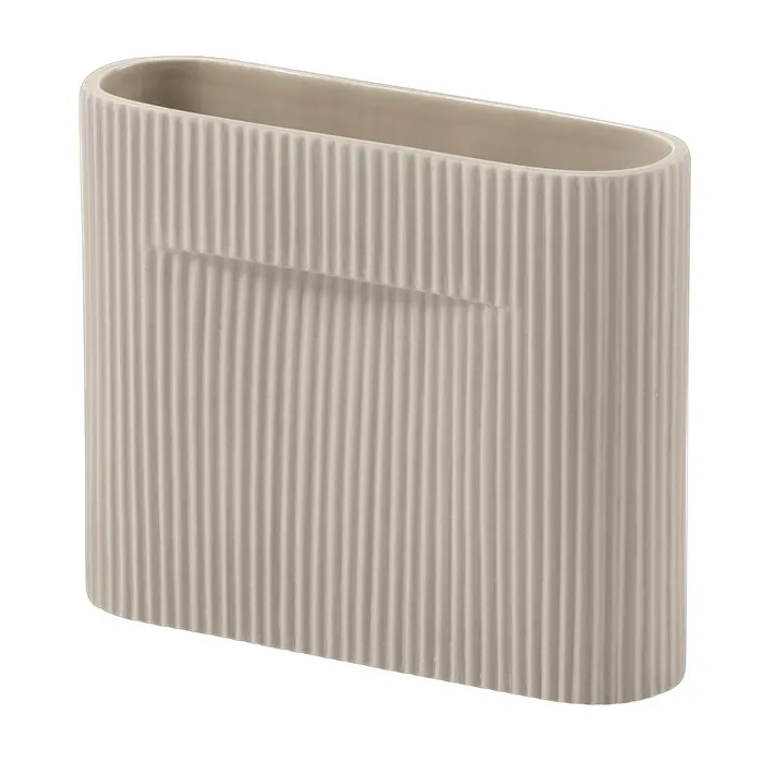 Ridge 花瓶16.5cm - 米色 - Muuto