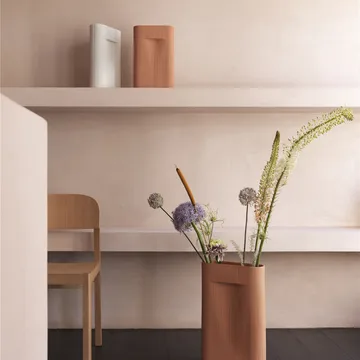 Ridge 花瓶 35cm - 赤陶色 - Muuto