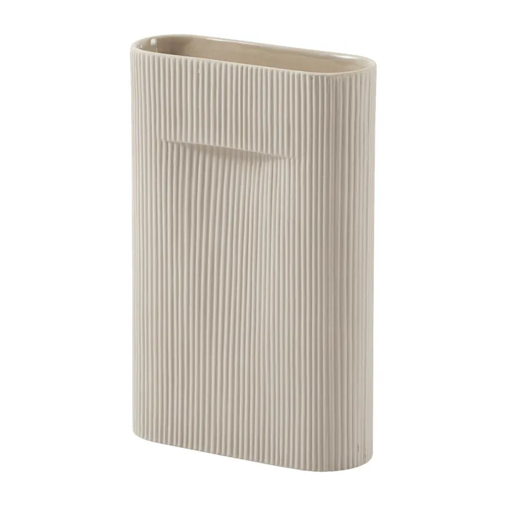 Ridge 花瓶 35cm - 米色 - Muuto