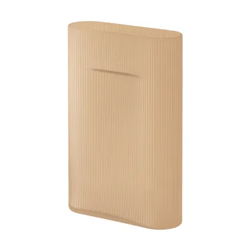 Ridge 磨砂玻璃花瓶35cm - 浅橙色 - Muuto
