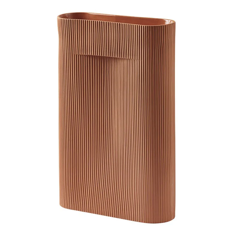 Ridge 花瓶 48.5cm, 赤陶色 Muuto