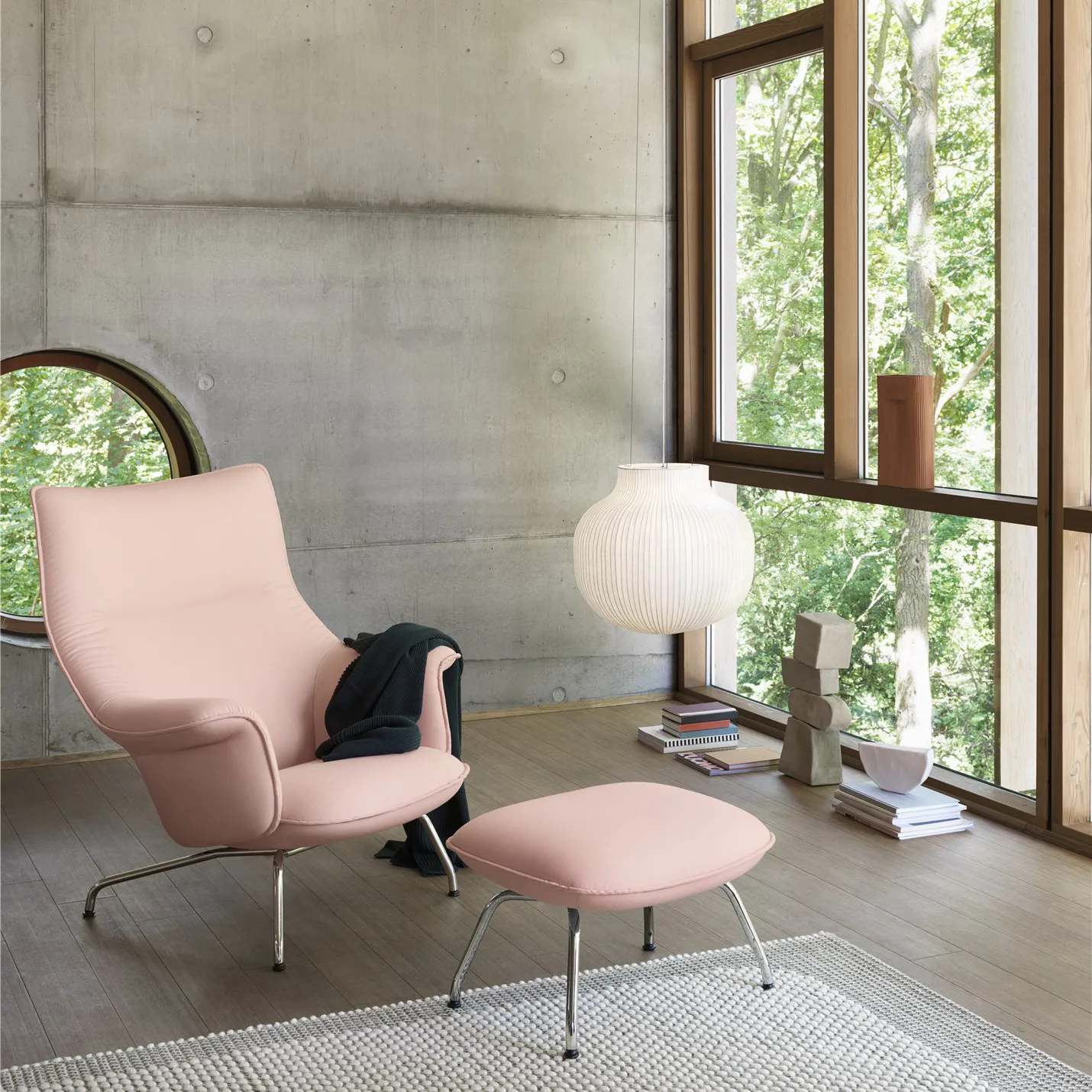 Ridge 花瓶 48.5cm, 赤陶色 Muuto