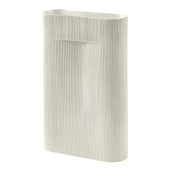 Ridge 花瓶 48.5cm - 米白色 - Muuto