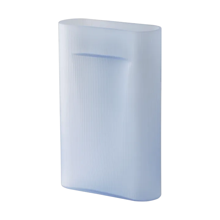 Ridge 磨砂玻璃花瓶48.5cm - 浅蓝色 - Muuto