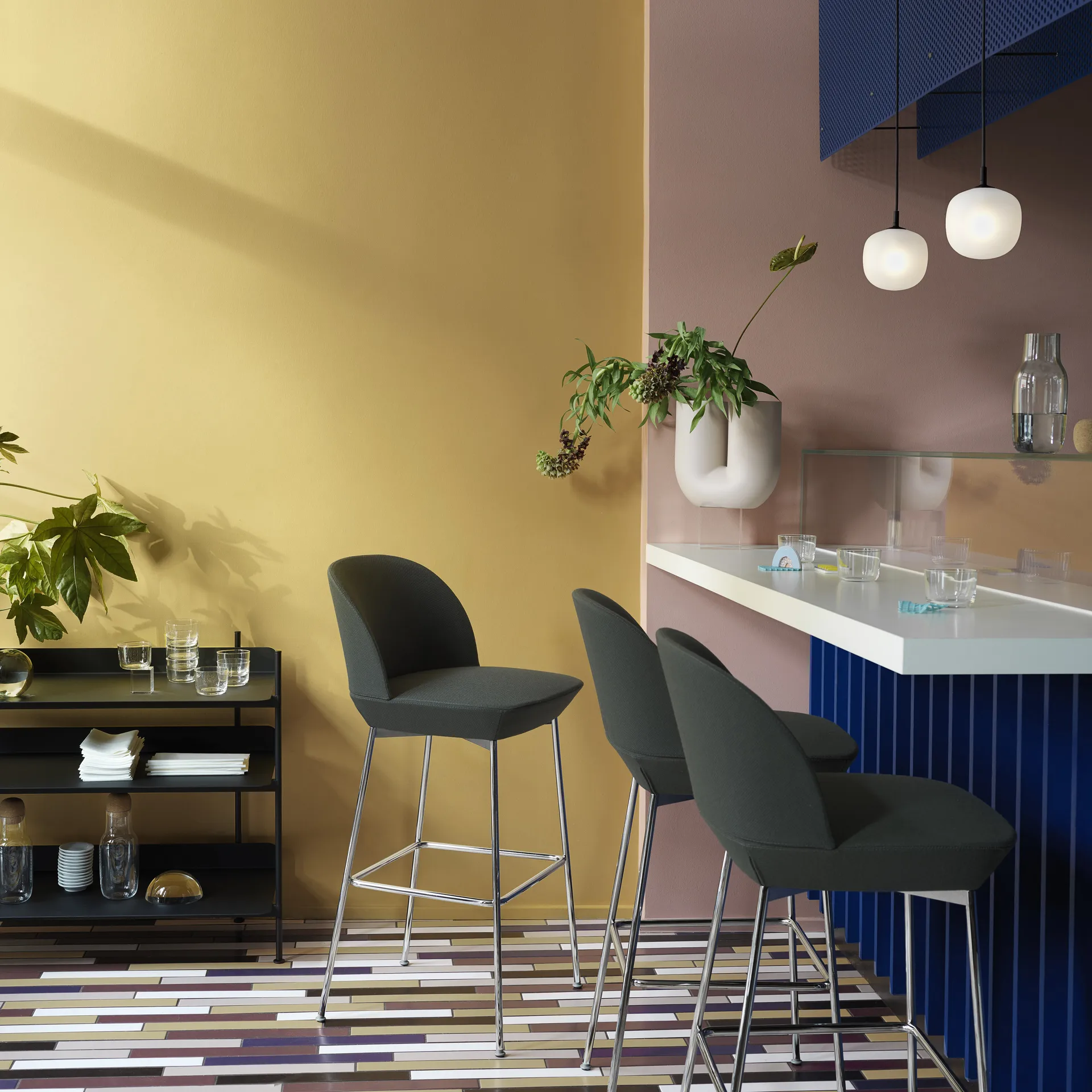 Rime 吊灯 Ø12 cm, 黑色 Muuto