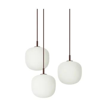 Rime 吊灯 3灯簇 - 深红色，直径18cm - Muuto