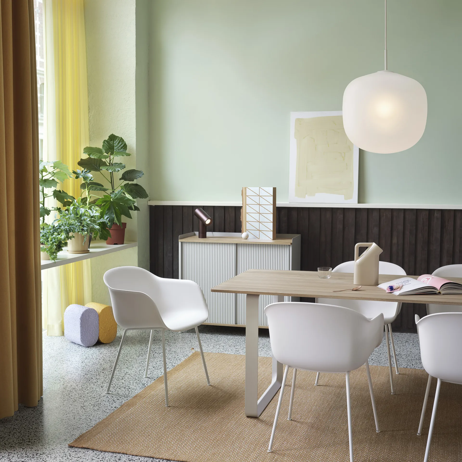 Rime 吊灯 Ø45 cm, 白色 Muuto