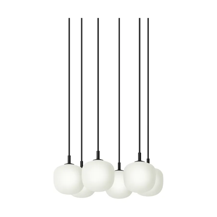 Rime 吊灯 6灯簇 - 黑色，直径12cm - Muuto