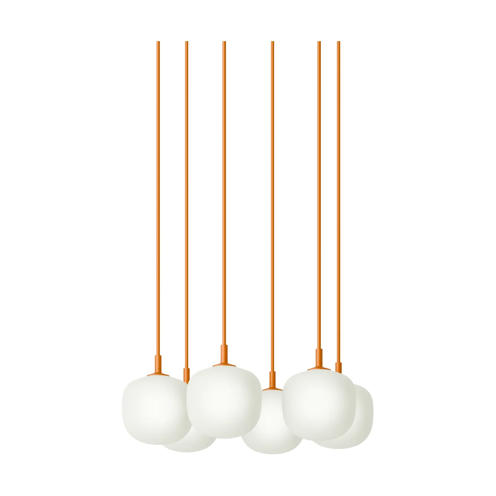 Rime 吊灯 6灯簇, 橙色，直径12cm Muuto