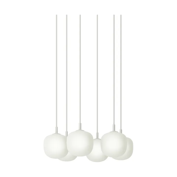 Rime 吊灯 6灯簇 - 白色，直径12cm - Muuto