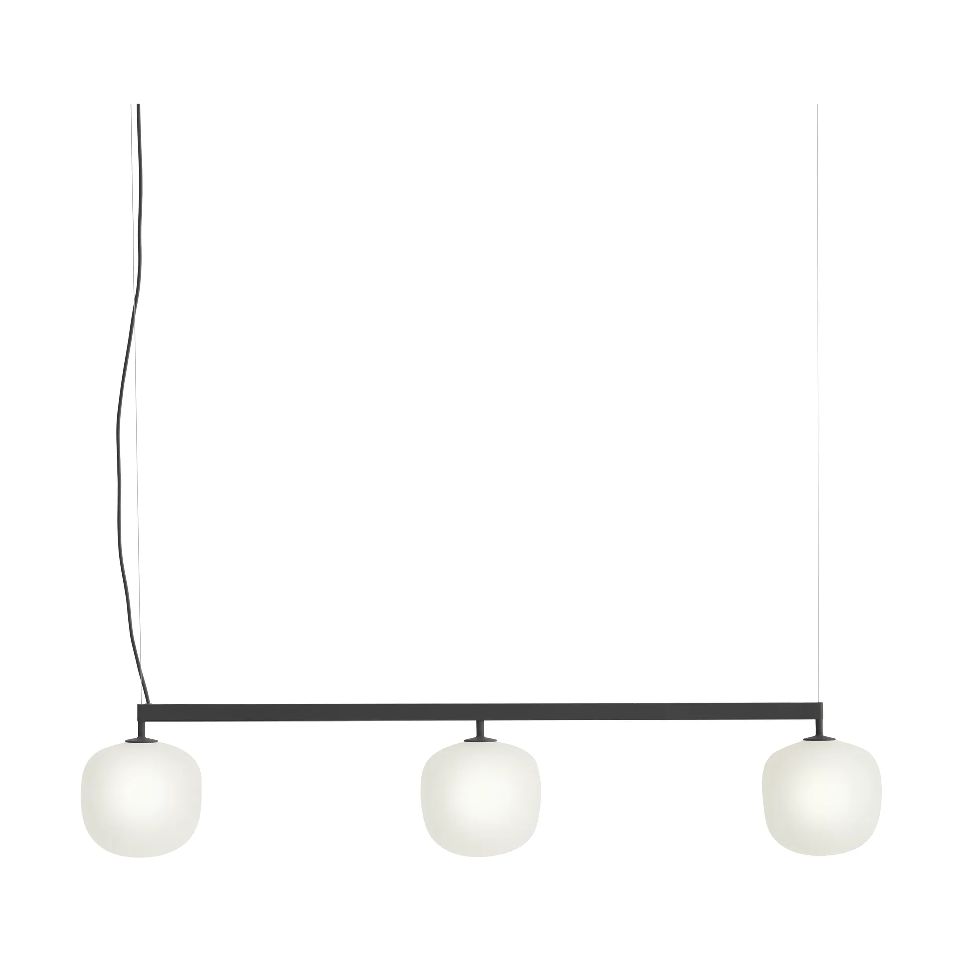 Rime Rail Lamp 吊灯, 黑色 Muuto