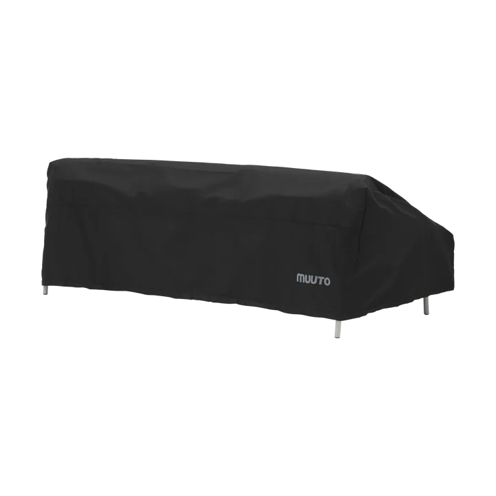 Settle Outdoor 三人沙发保护罩 - 黑色 - Muuto