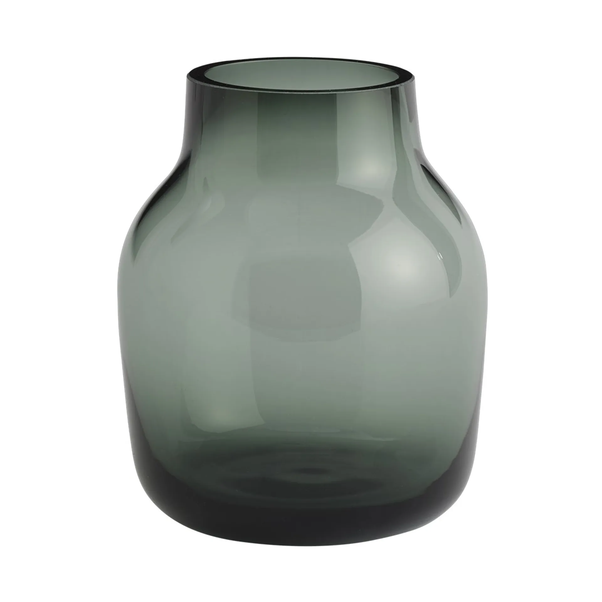 Silent 花瓶 Ø11 cm, Dark Green Muuto