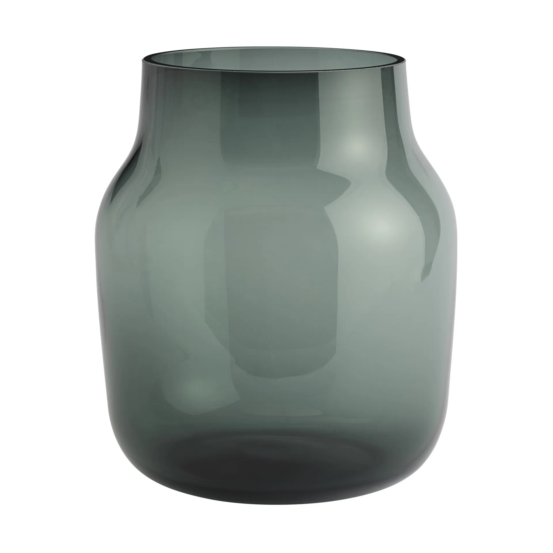 Silent 花瓶 Ø20cm, 深绿色 Muuto