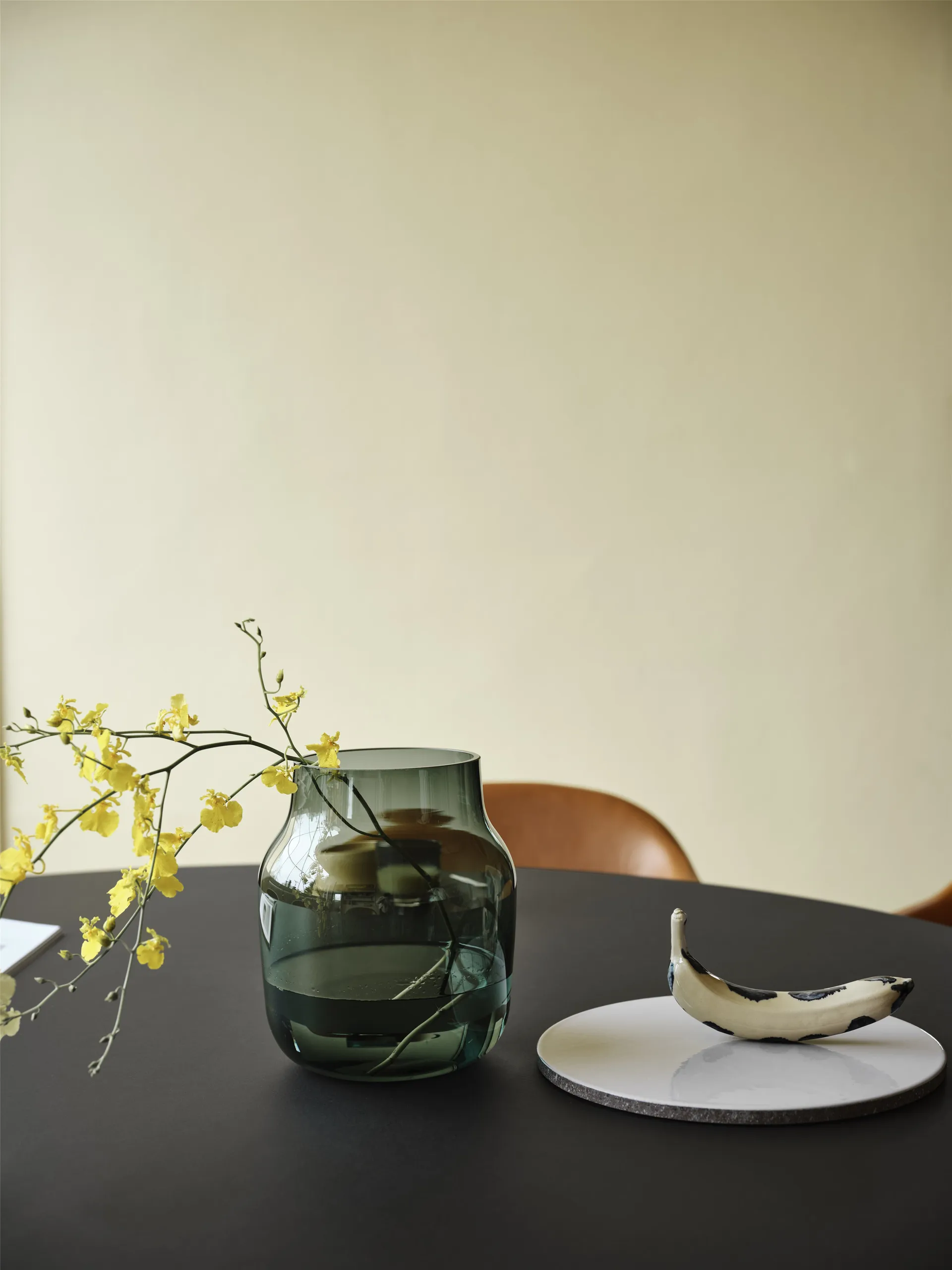 Silent 花瓶 Ø20cm, 深绿色 Muuto