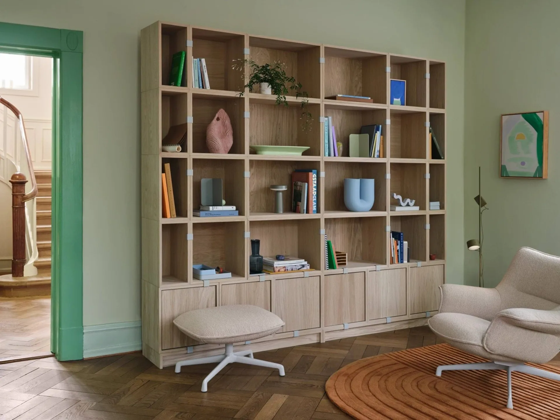 Stacked 2.0 开放式搁架 小号, 橡木 Muuto