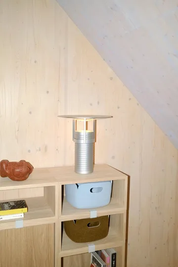 Stacked 2.0 搁架 带背板 中号 - 橡木 - Muuto