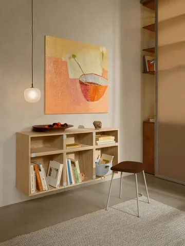 Stacked 2.0 搁架 带背板 中号 - 橡木 - Muuto
