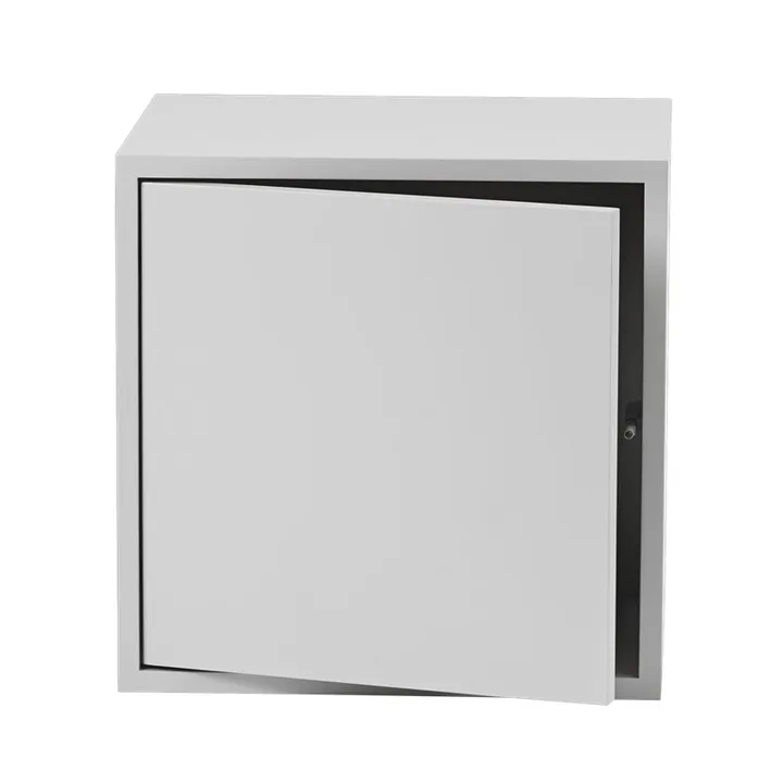 Stacked 2.0 搁架 带门 中号 - 浅灰色 - Muuto