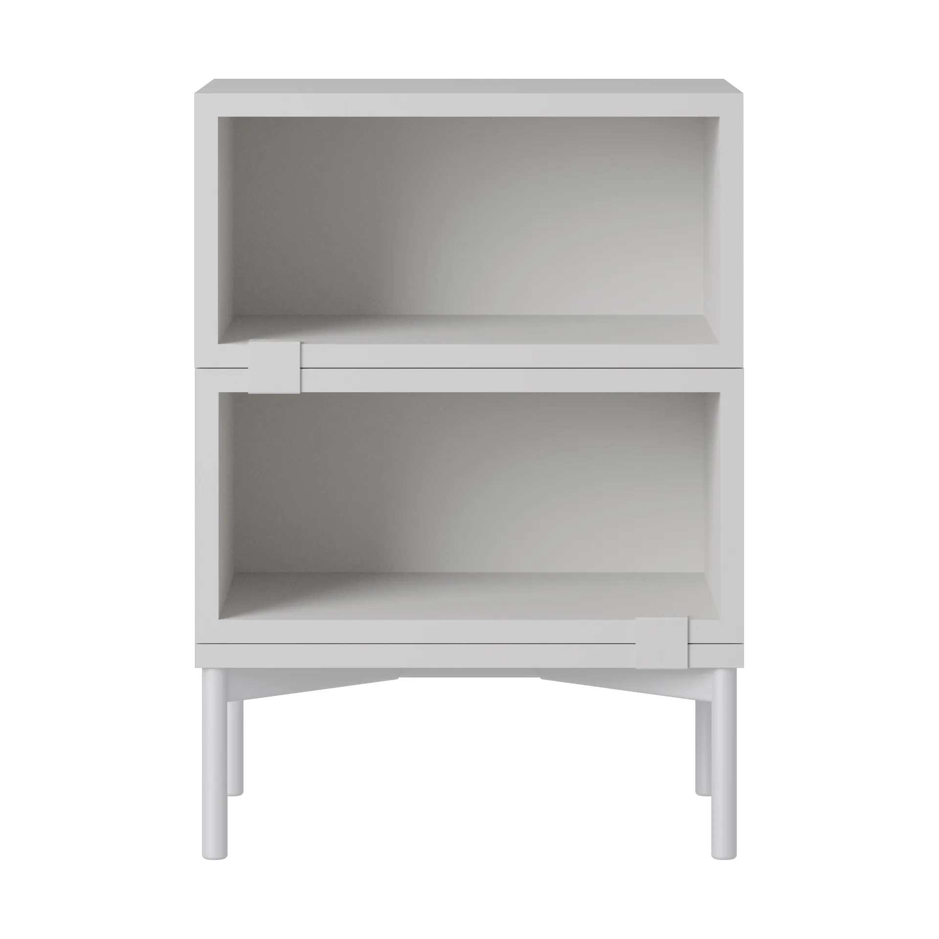 Stacked storage system bedside 桌子 configuration 1, 灰色 Muuto