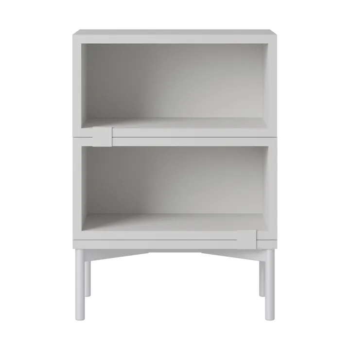 Stacked storage system bedside 桌子 configuration 1 - 灰色 - Muuto