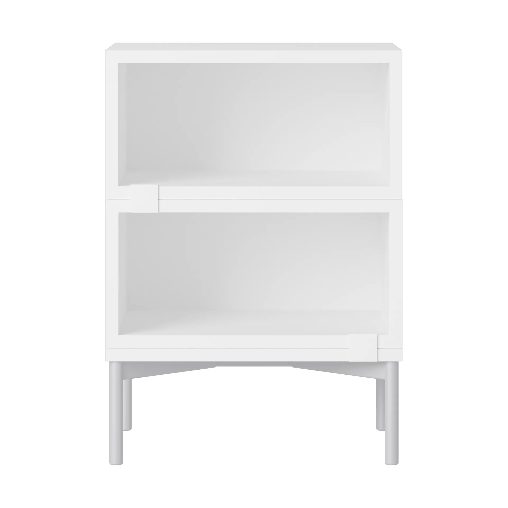 Stacked storage system bedside 桌子 configuration 1, 白色 Muuto