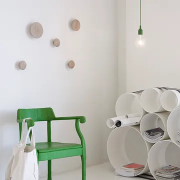 The Dots 衣钩 橡木 - Ø13cm - Muuto