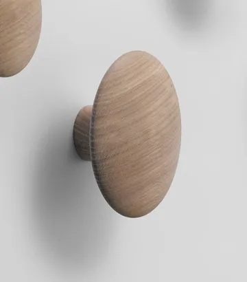 The Dots 衣钩 橡木 - Ø13cm - Muuto