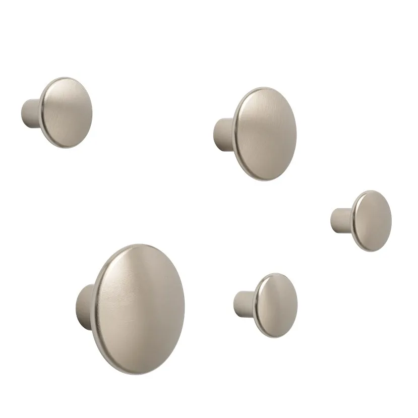 The Dots 衣钩 金属3.9cm, 灰褐色（Taupe） Muuto