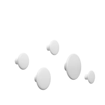 The Dots 衣钩 5件装 - Creme 白色 - Muuto