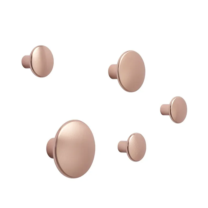 The Dots 衣钩 金属 5件装 - 玫瑰色 - Muuto