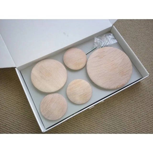 The Dots 衣钩 5件装, 橡木 Muuto