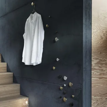 The Dots 衣钩 金属 5件装 - 黄铜色 - Muuto