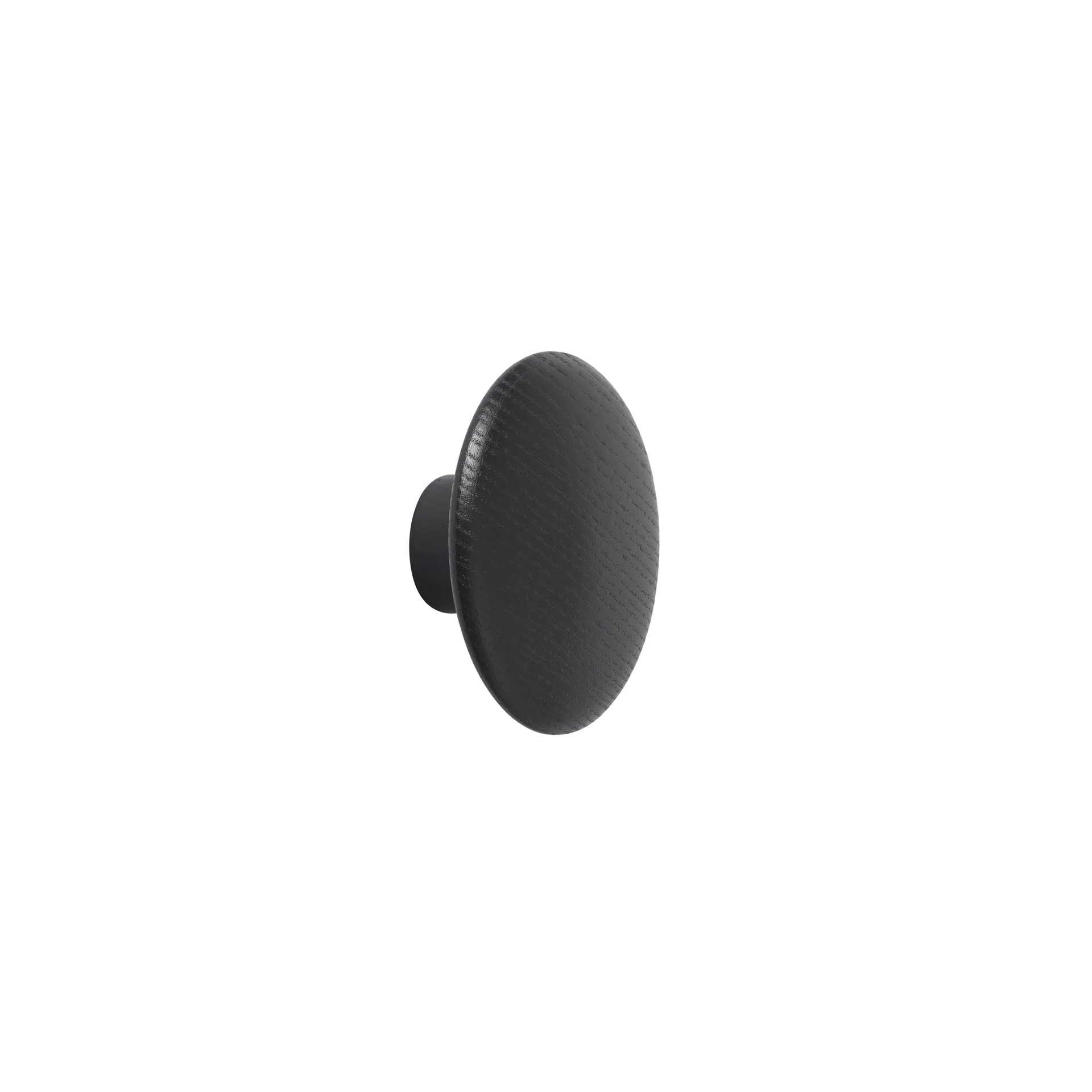 The Dots 衣钩 黑色, Ø6.5cm Muuto